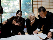 病院へのお迎え